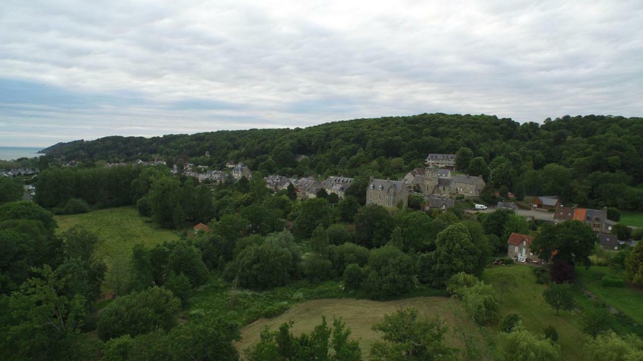 Domaine Le Gaudin - Saint Jean Le Thomas Villa Buitenkant foto